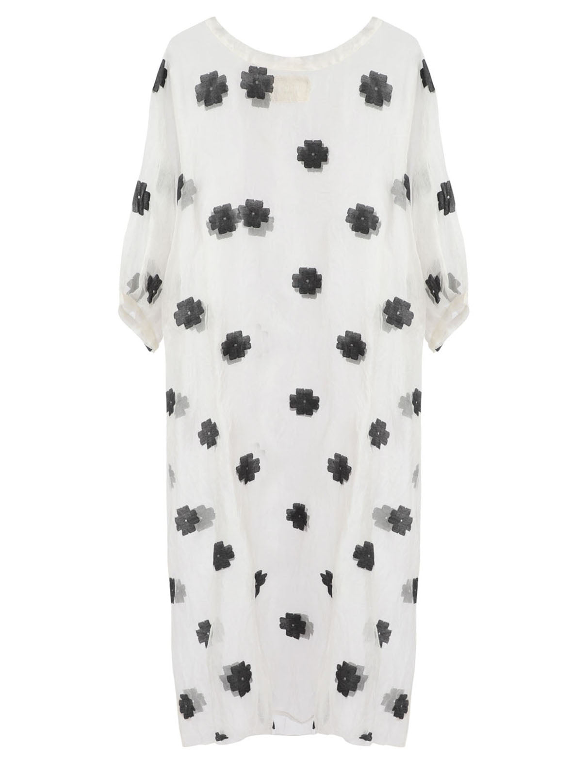 loom-organza-sheer-dress-black-ivory