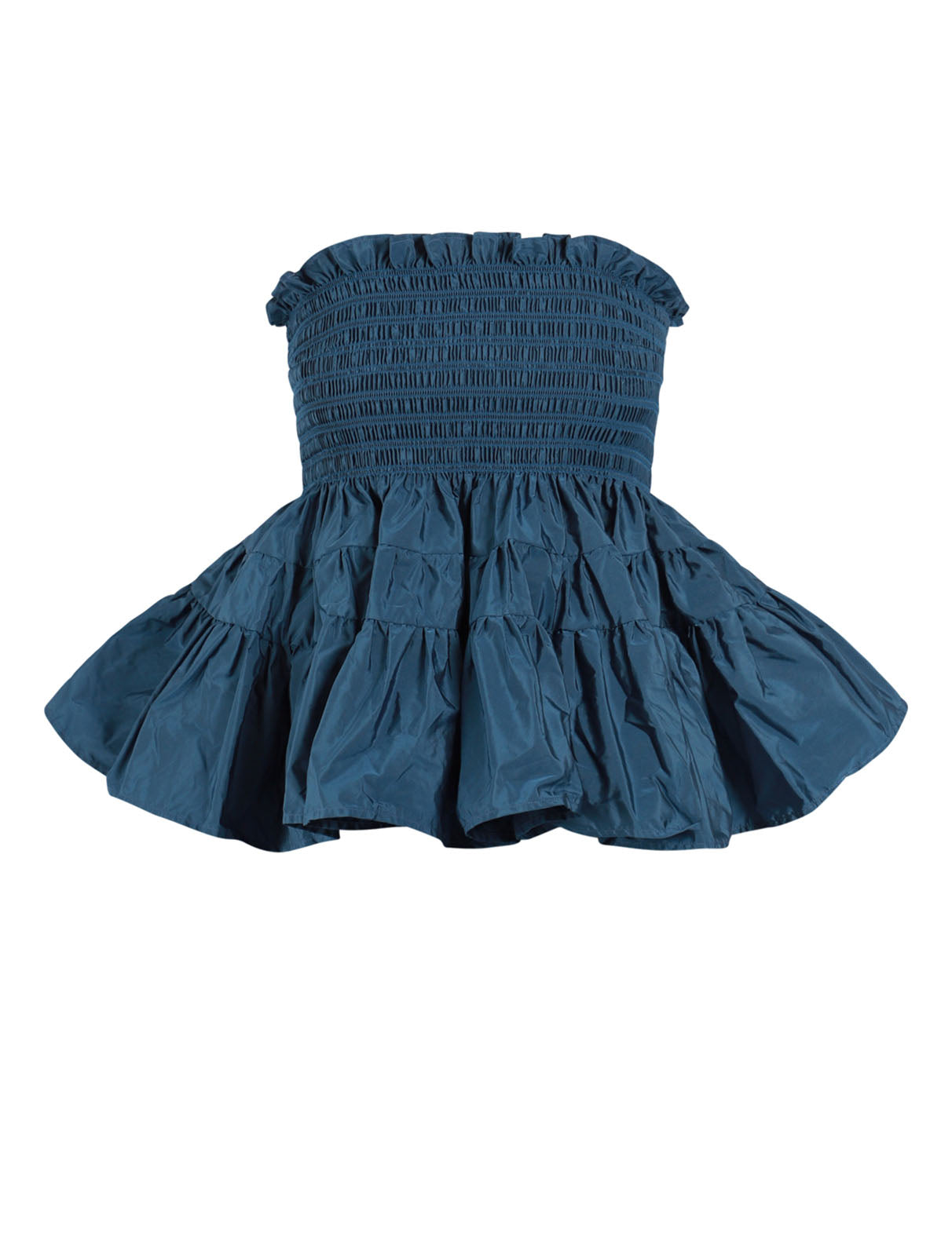 molly-goddard-mia-taffeta-peplum-top-blue